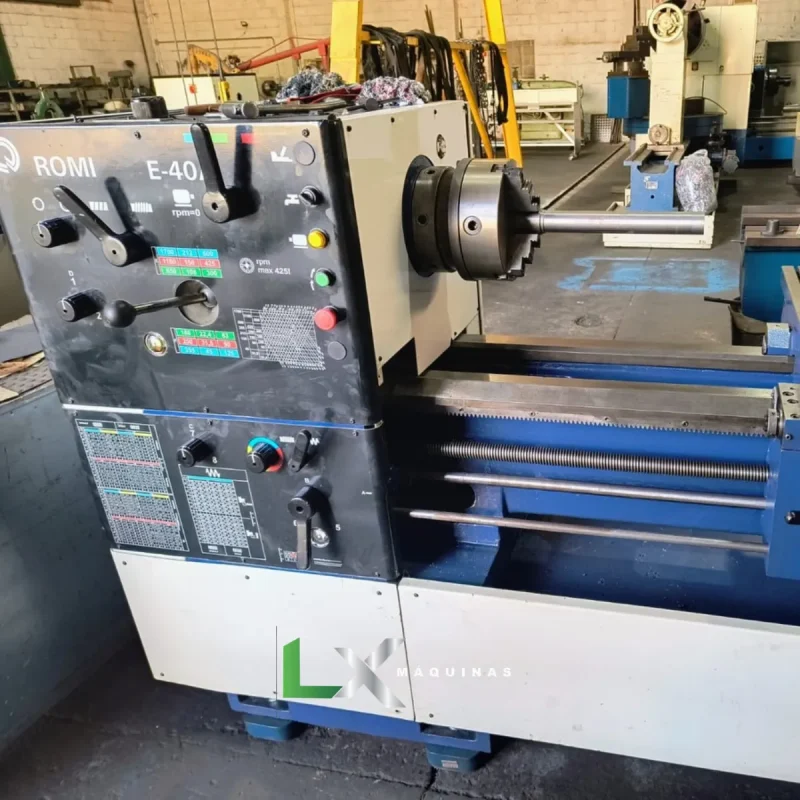 TORNO MECANICO ROMI E40A - 660 X 1500 MM (4)
