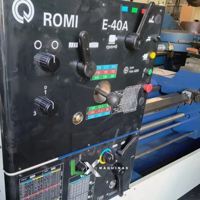 TORNO MECANICO ROMI E40A - 660 X 1500 MM (8)