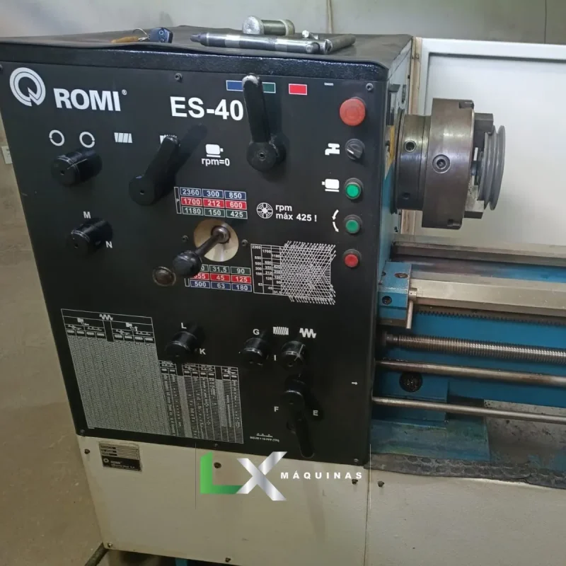 TORNO MECANICO ROMI ES 40 - 500 X 1500 MM (10)