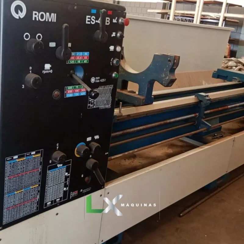 TORNO MECÂNICO ROMI ES-40B – 640 X 3000 MM – REFORMADO (1)