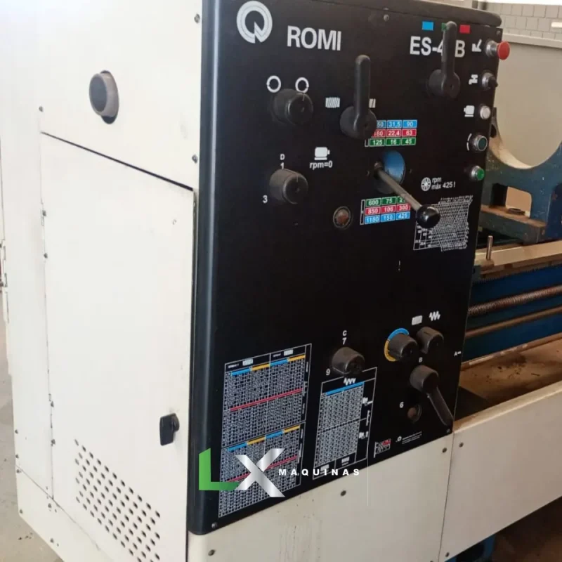 TORNO MECÂNICO ROMI ES-40B – 640 X 3000 MM – REFORMADO (3)