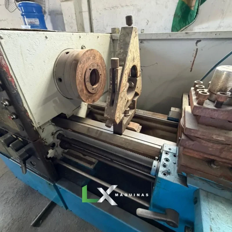 TORNO MECÂNICO ROMI IH 40 - 450 X 1000 MM COM 105 MM DE PASSAGEM EIXO ÁRVORE (2)