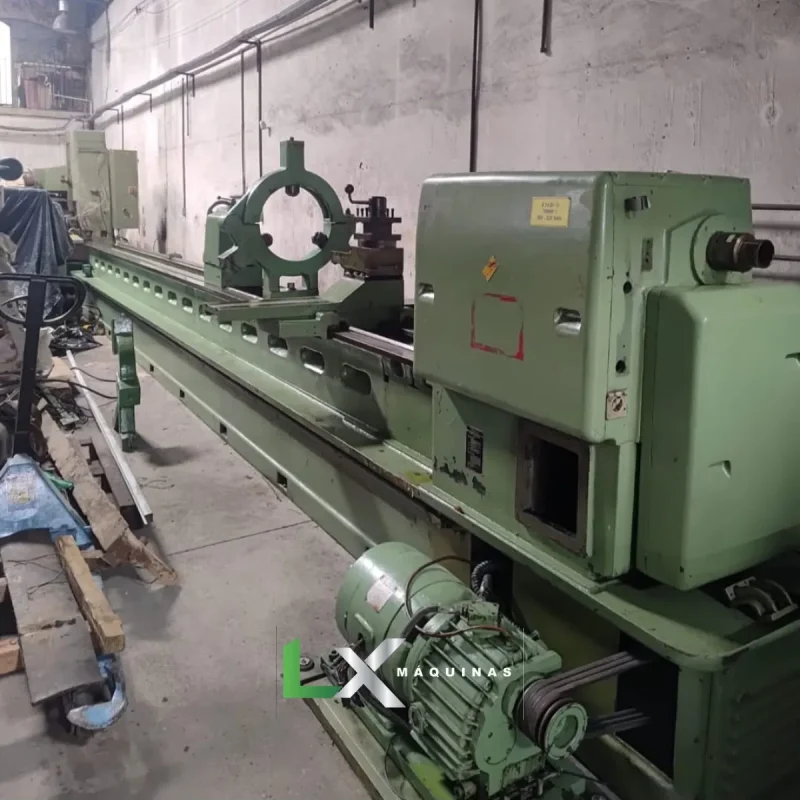 TORNO MECANICO ROMI MCD V - 1000 X 8000 MM - RARIDADE (1)