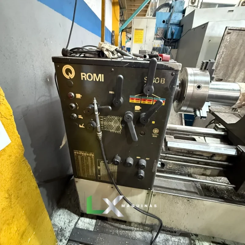 TORNO MECANICO ROMI S30B - 660 X 3000 MM - IMPECAVEL (1)