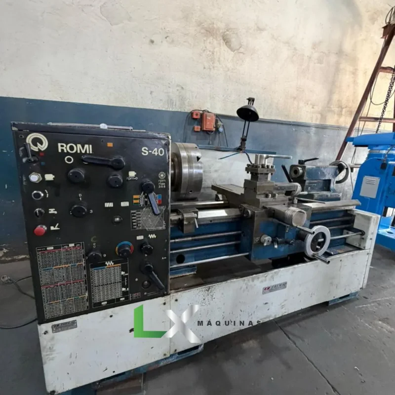 TORNO MECÂNICO ROMI S40 - 500MM X 1000MM (3)