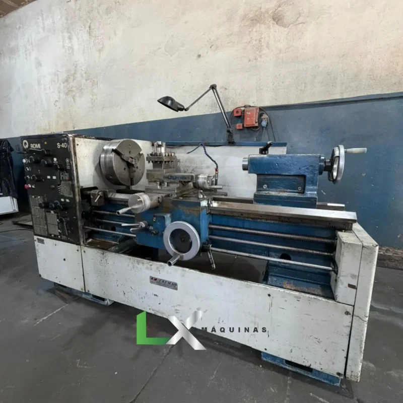 TORNO MECÂNICO ROMI S40 - 500MM X 1000MM (4)
