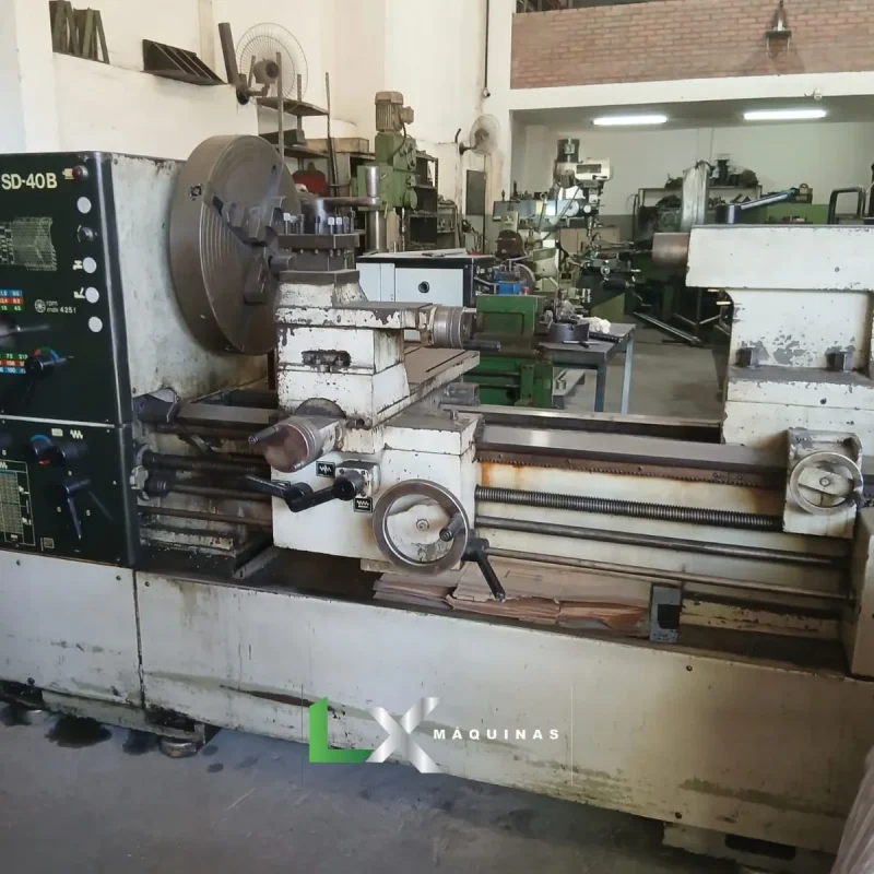 TORNO MECÂNICO ROMI SD-40B - 800 X 1000 MM (2)