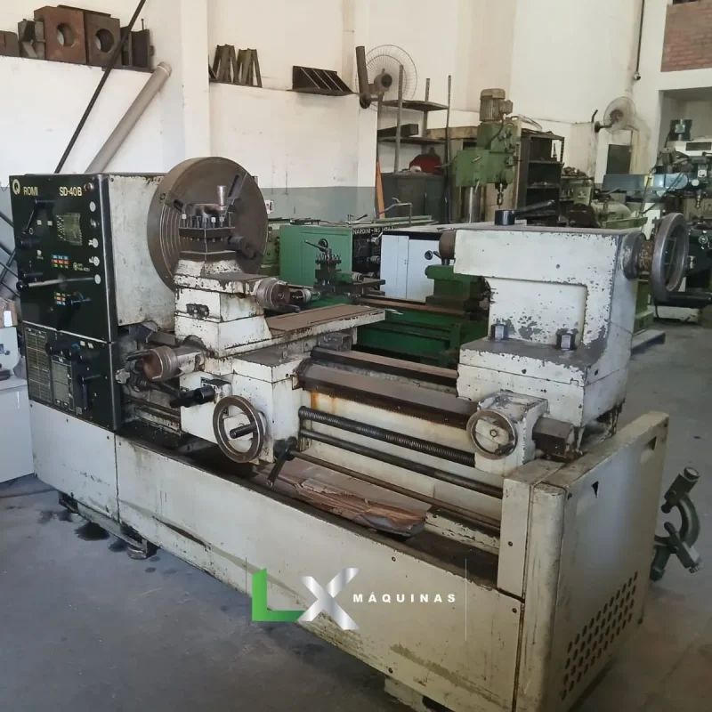 TORNO MECÂNICO ROMI SD-40B - 800 X 1000 MM (4)