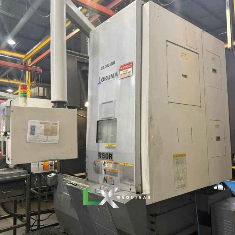 TORNO VERTICAL CNC OKUMA V60R - COM FERRAMENTAS ACIONADAS - ANO 2010 (2)